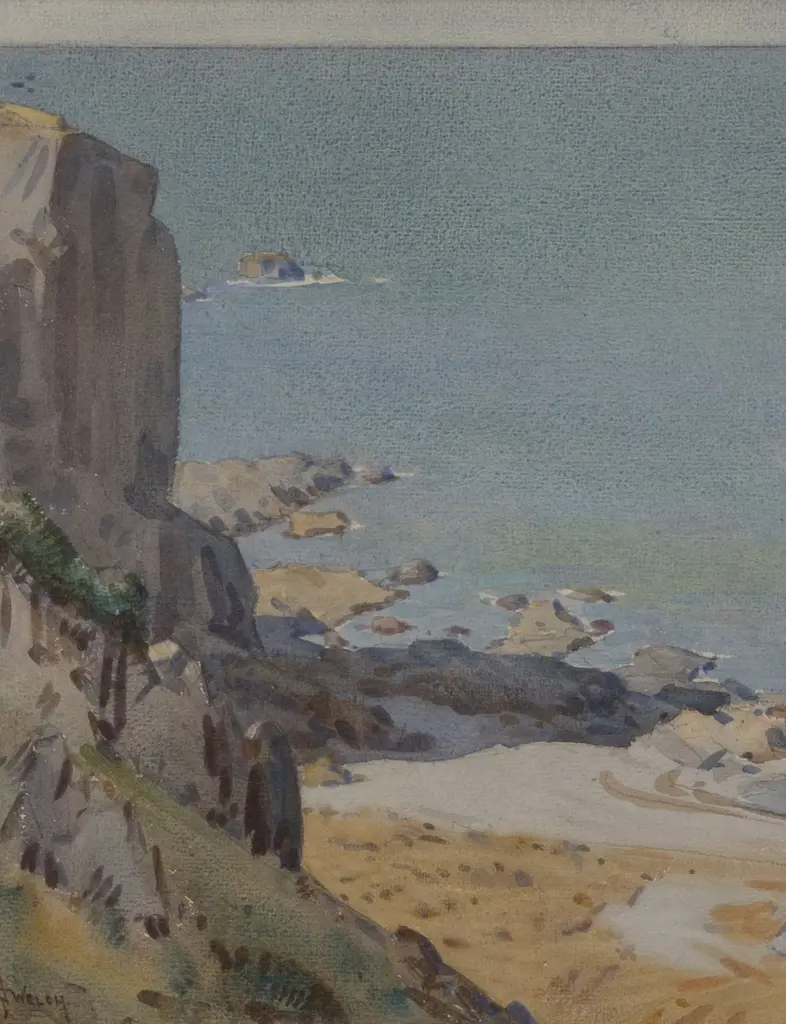 Nugent Welch (1881-1970) - Coastal Landscape Image 1++