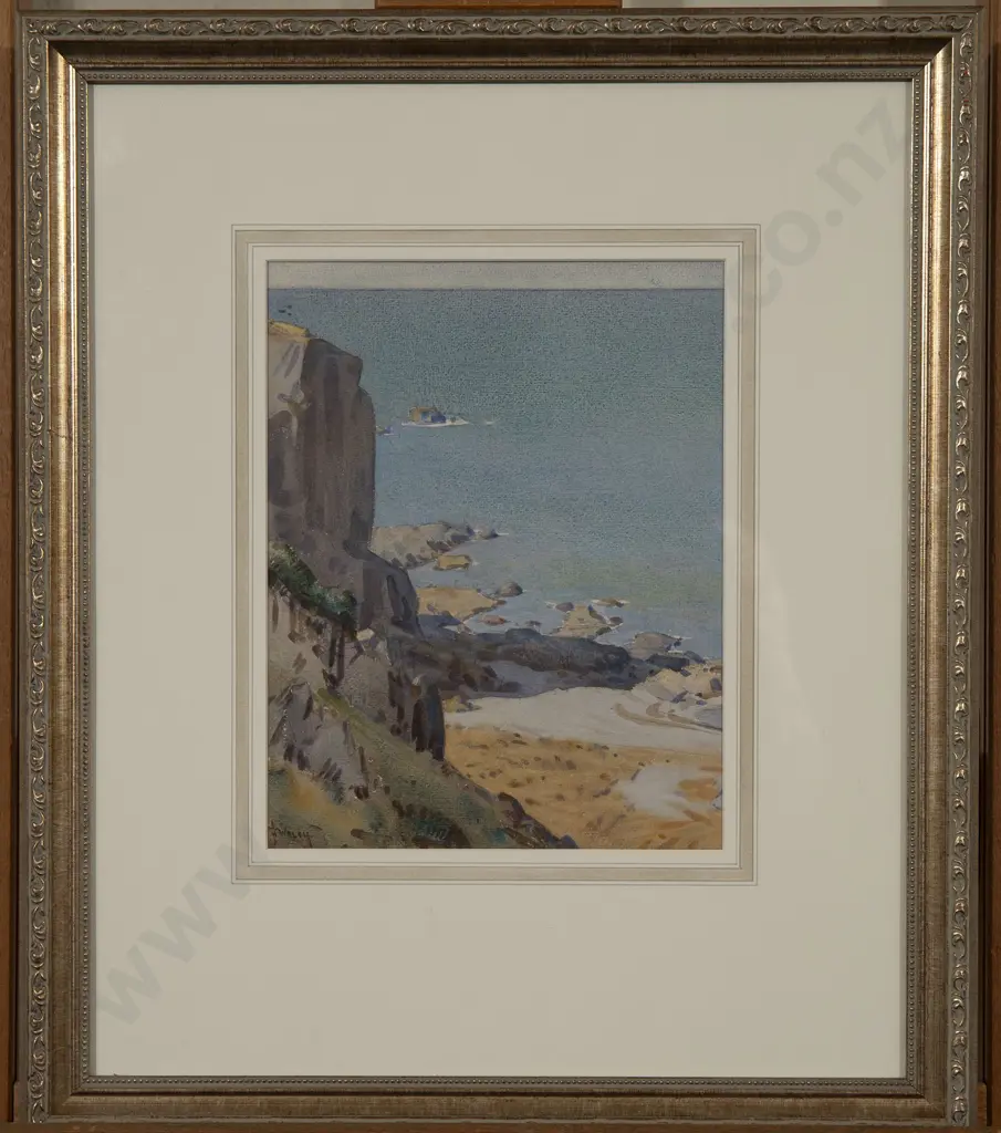 Nugent Welch (1881-1970) - Coastal Landscape Image 1++