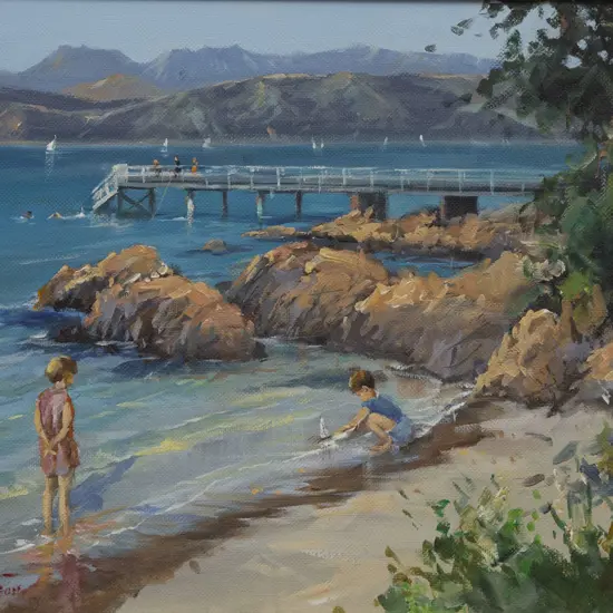 Don Neilson (1924 - 2003) - Wharf Worser Bay
