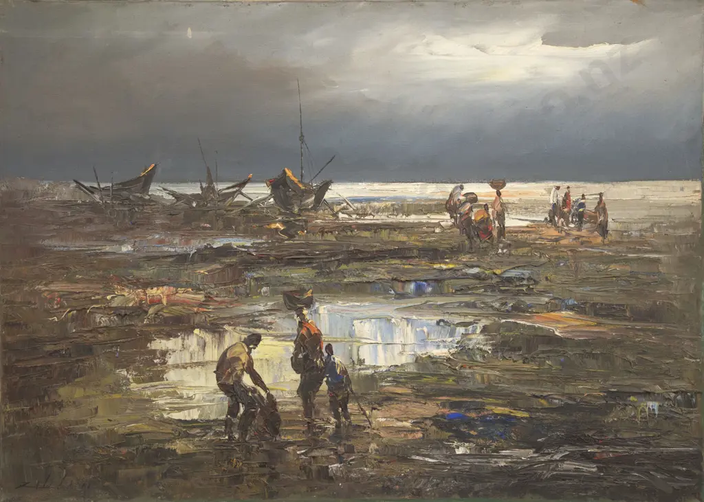 Enrico Zablan (b 1937) - Phillipines Coastal Scene Image 1++