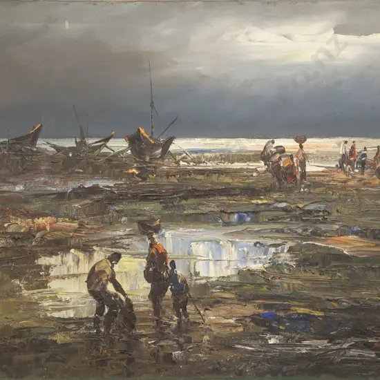 Enrico Zablan (b 1937) - Phillipines Coastal Scene