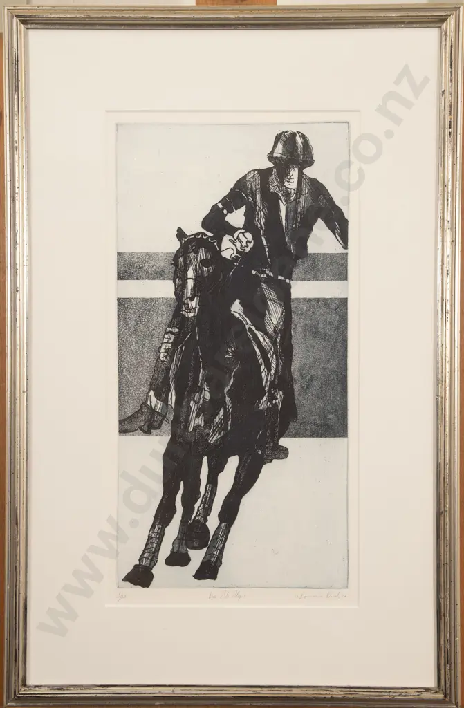 Bonnie Quirk (b. 1932) - One Polo Player Image 1++