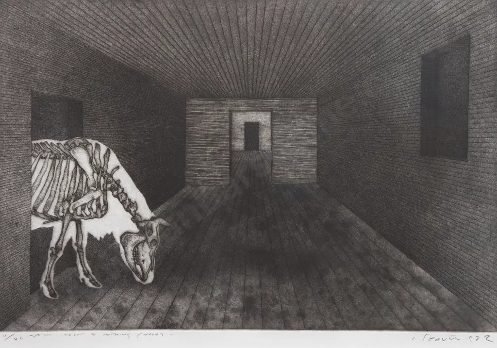 Barry Cleavin (b 1939)  - Next To Nothing (Nada) Image 1++