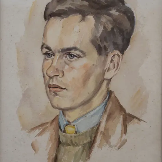 Rudi Gopas (1913 - 1982) - Portrait (a/f)
