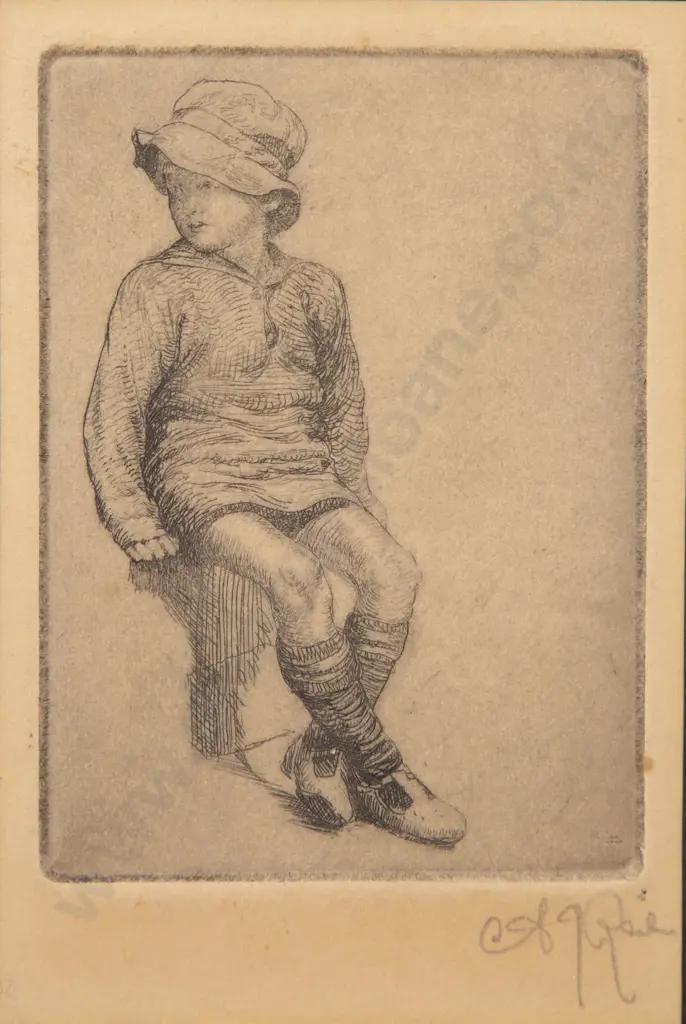 A J Ray - Study of A Small Boy Image 1++