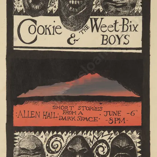 Michel Tuffery (b 1966) - Cookie & the Weetbix Boys (unframed)