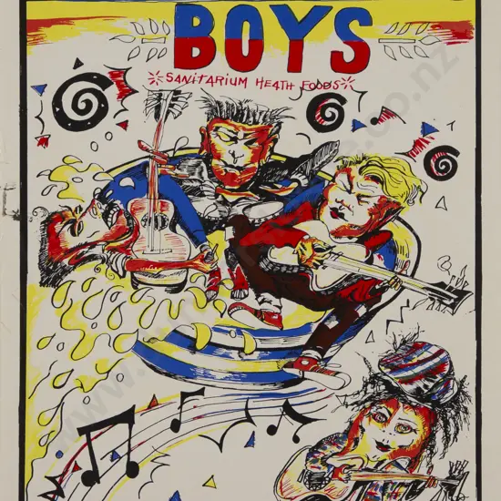 Michel Tuffery (b 1966) - Cookie & The Weetbix Boys Poster (unframed)