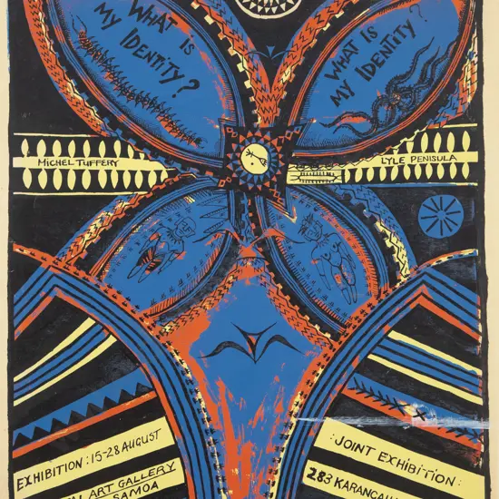 Michel Tuffery/ Lyle Penisula - What Is My Identity? Poster (unframed)