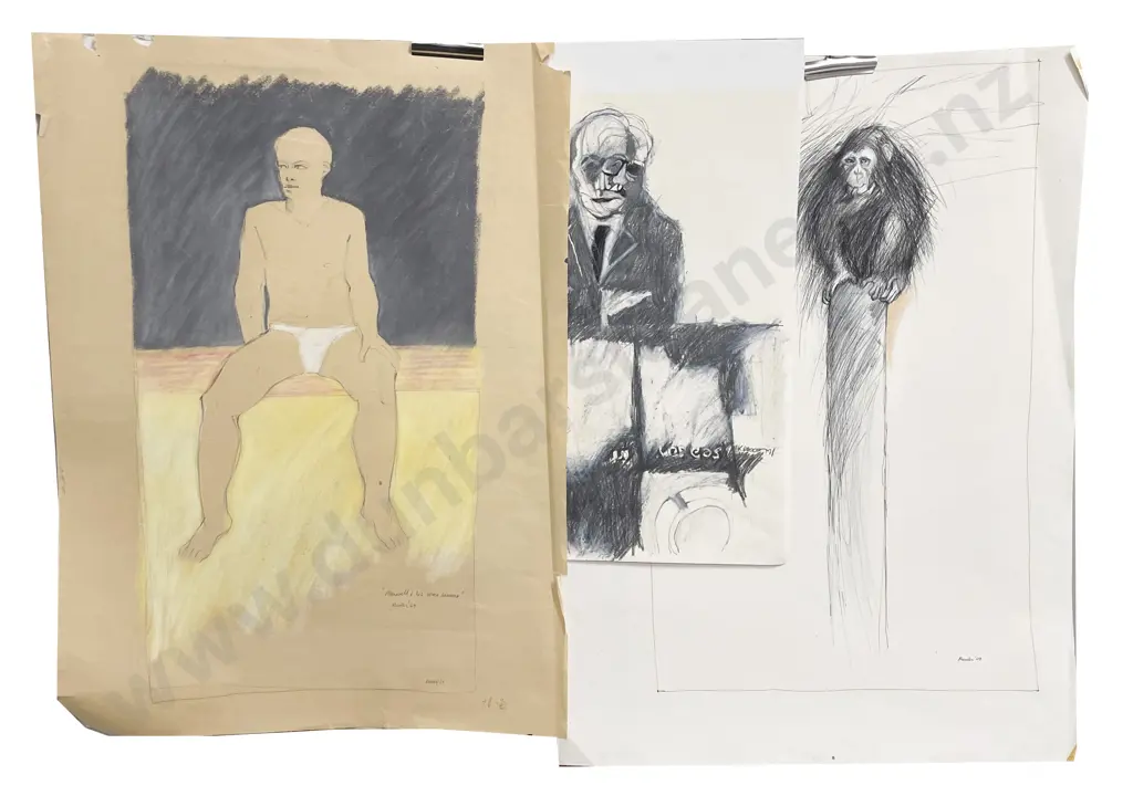 Warwick Reader - Two Pencil Drawings & Other (3) (unframed) Image 1++