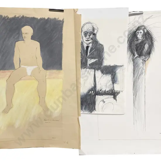 Warwick Reader - Two Pencil Drawings & Other (3) (unframed)