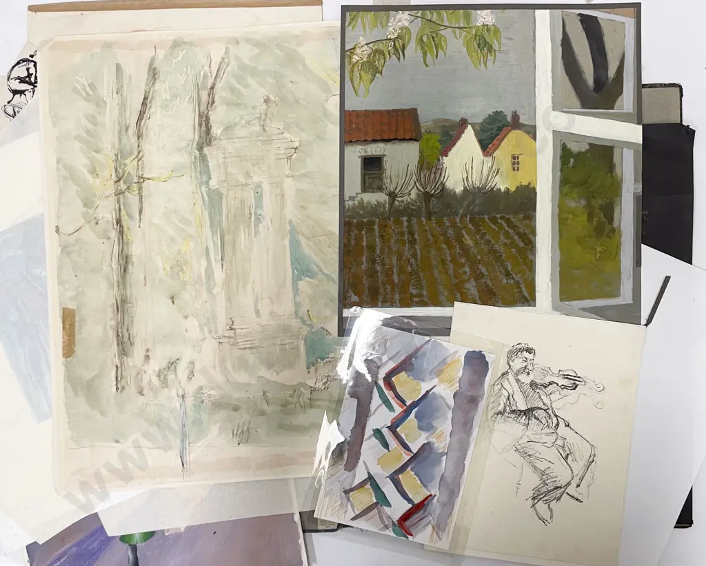 Collection Various Unframed Sketches Image 1++
