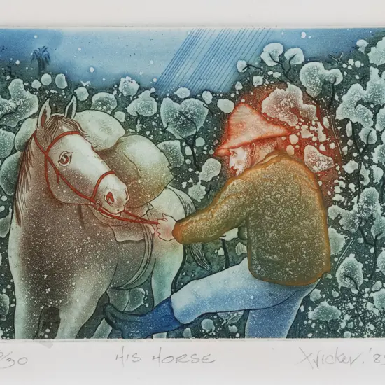 Gary Tricker (1938 - 2021) - His Horse