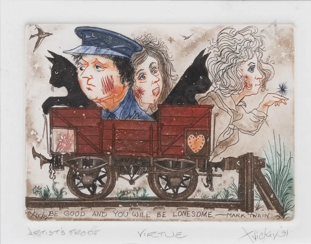 Gary Tricker (1938 - 2021) - Virtue Image 1++