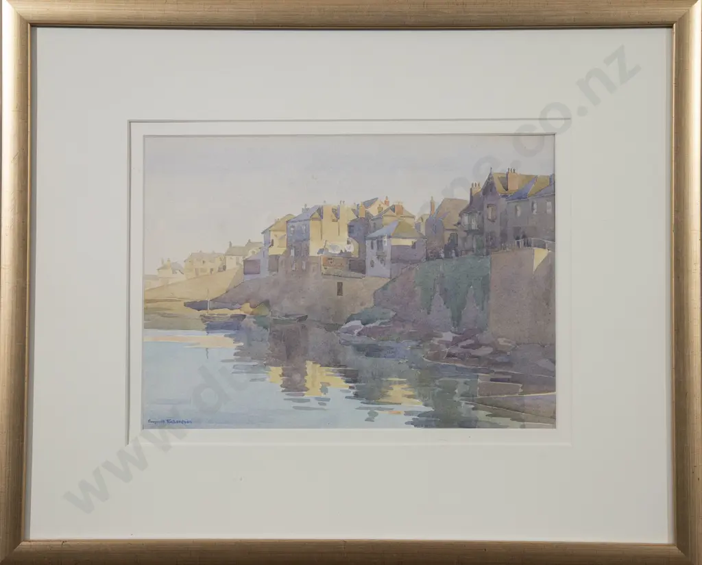 Gwyneth Richardson (1896 - 1980) - Newlyn Harbour Cornwall Image 1++