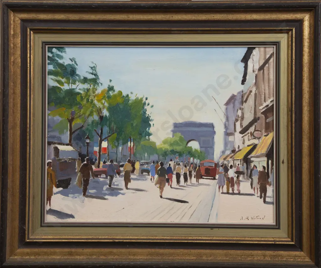 R B Watson (1911 - 2002) - Arc De Triomphe Paris Image 1++