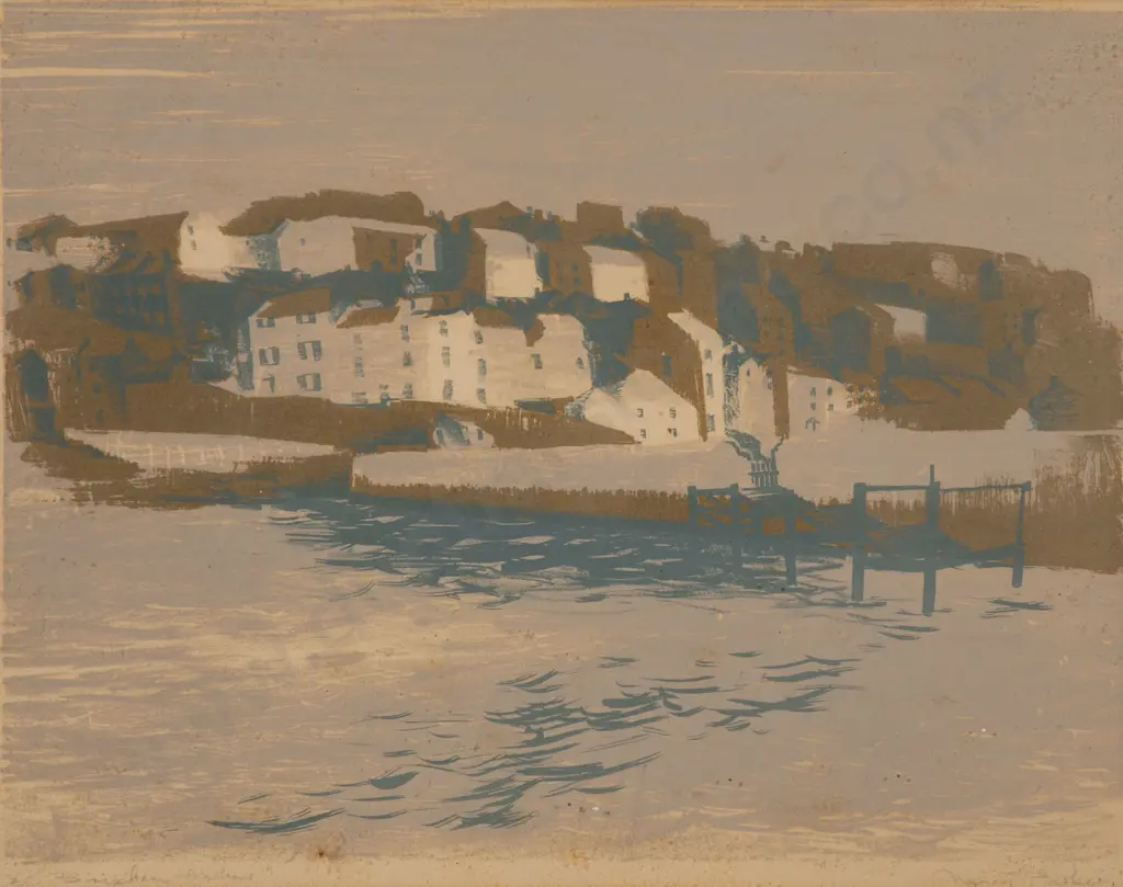Nancy Parker (1913 - 2008) - Brixham Harbour Image 1++