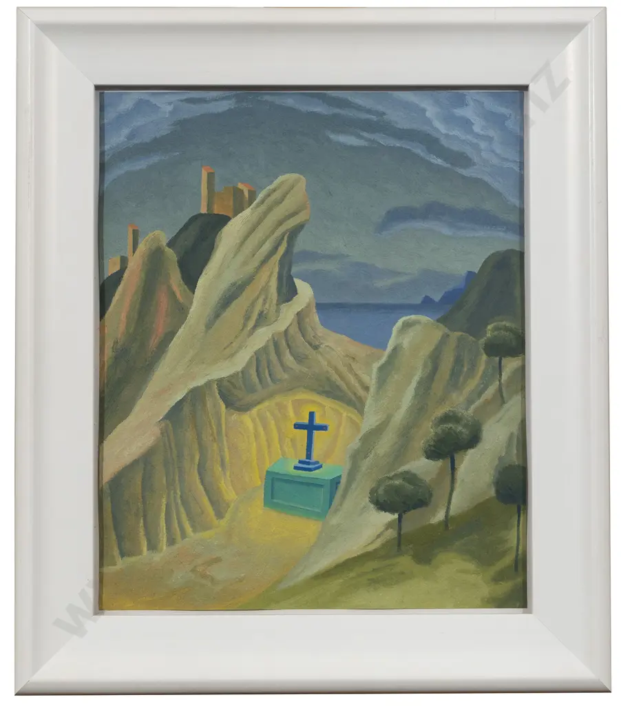 Peter Ireland (b1947) - The Apparition of Siena at Paekakakriki 1972 Image 1++