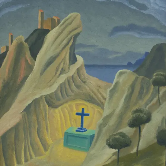 Peter Ireland (b1947) - The Apparition of Siena at Paekakakriki 1972
