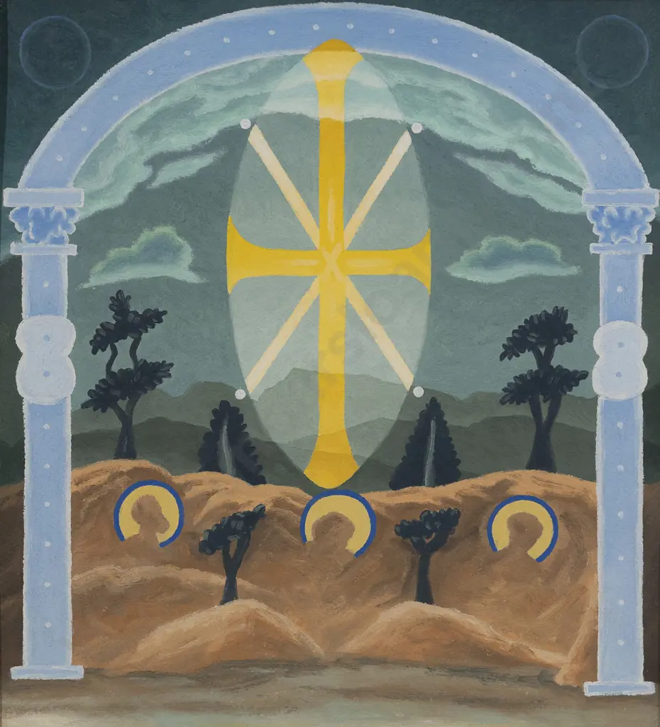 Peter Ireland (b1947) - Icon (Transfiguration) Image 1++