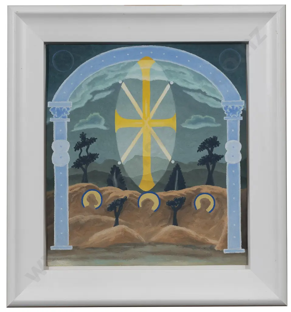 Peter Ireland (b1947) - Icon (Transfiguration) Image 1++