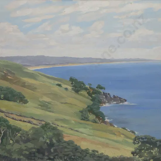 Hilary Clark (1914 - 1989) - Bream Bay From Langs Beach