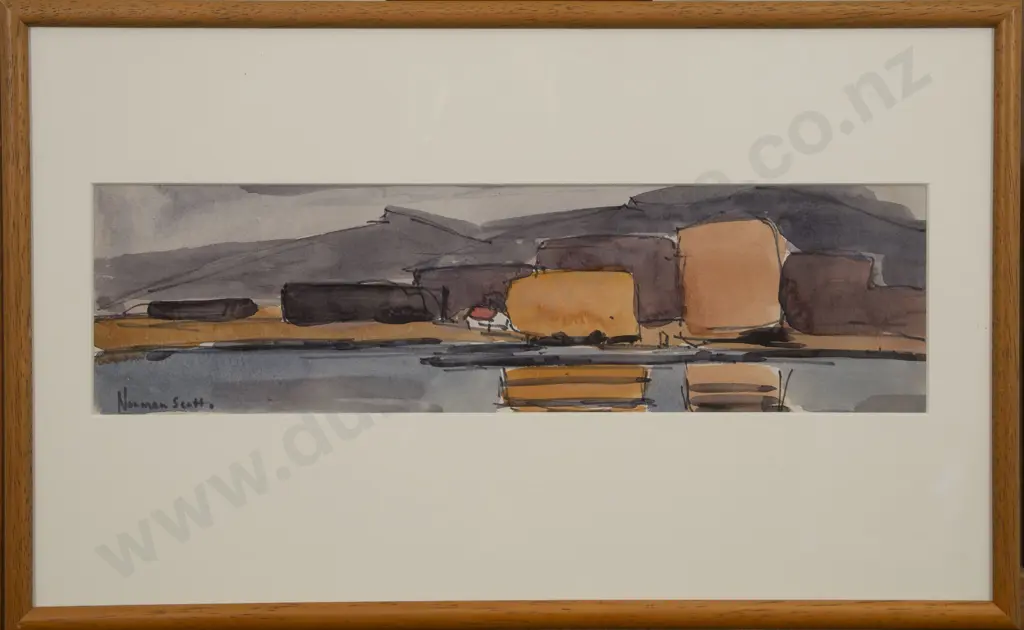 Norman Scott (1931 - 1978) - Coastal Scene Image 1++