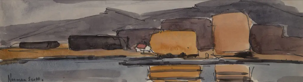 Norman Scott (1931 - 1978) - Coastal Scene Image 1++