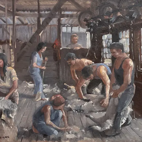 Peter Williams - Calhame Shearing Shed