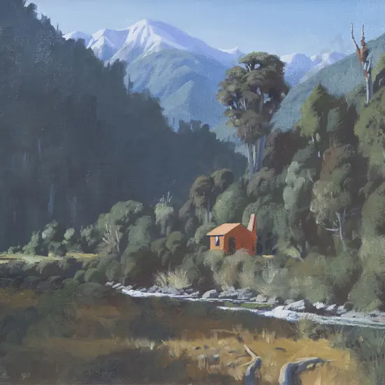 John Rundle (1933 - 2014) - Penn Creek Hut Tararua Range