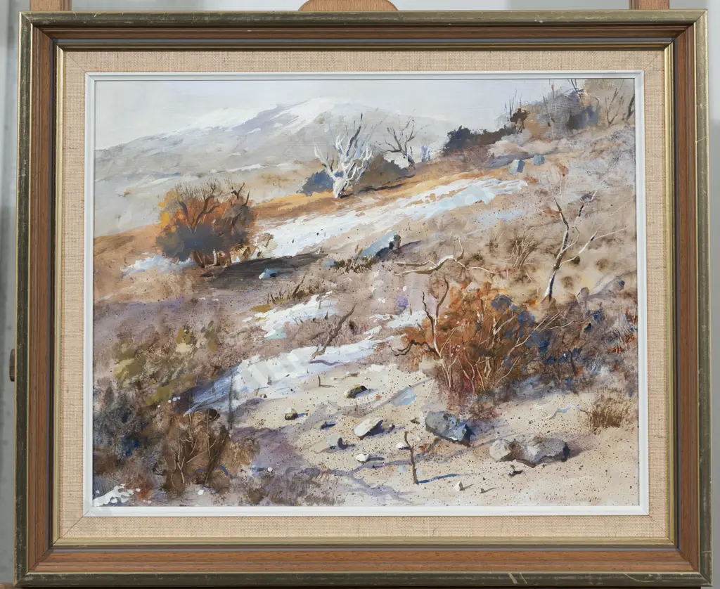 Lance O'Gorman (b 1940) - Snow Drift Ruapehu Image 1++