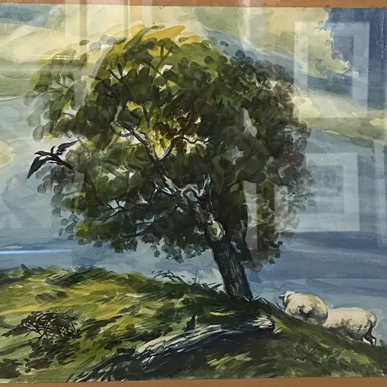 Leonard Mitchell (1925 - 1980) - Pastoral Scene