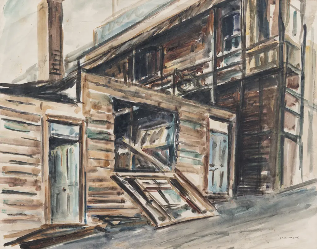 Helen Brown (1917 - 86) - Architectural Study Image 1++