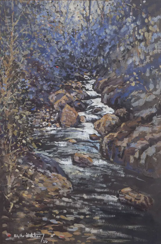 Blythe Fletcher (1890-1949) - Bush Stream Image 1++