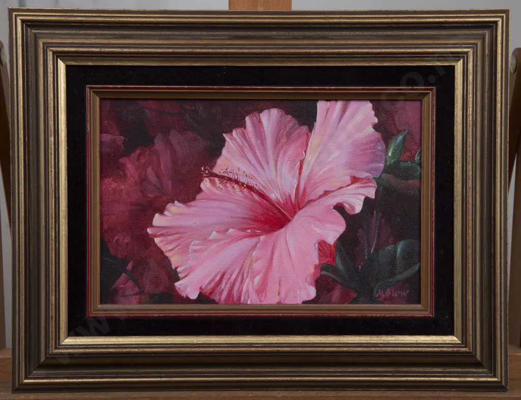 Michael Blow (b 1943) - Pink Hibiscus Image 1++