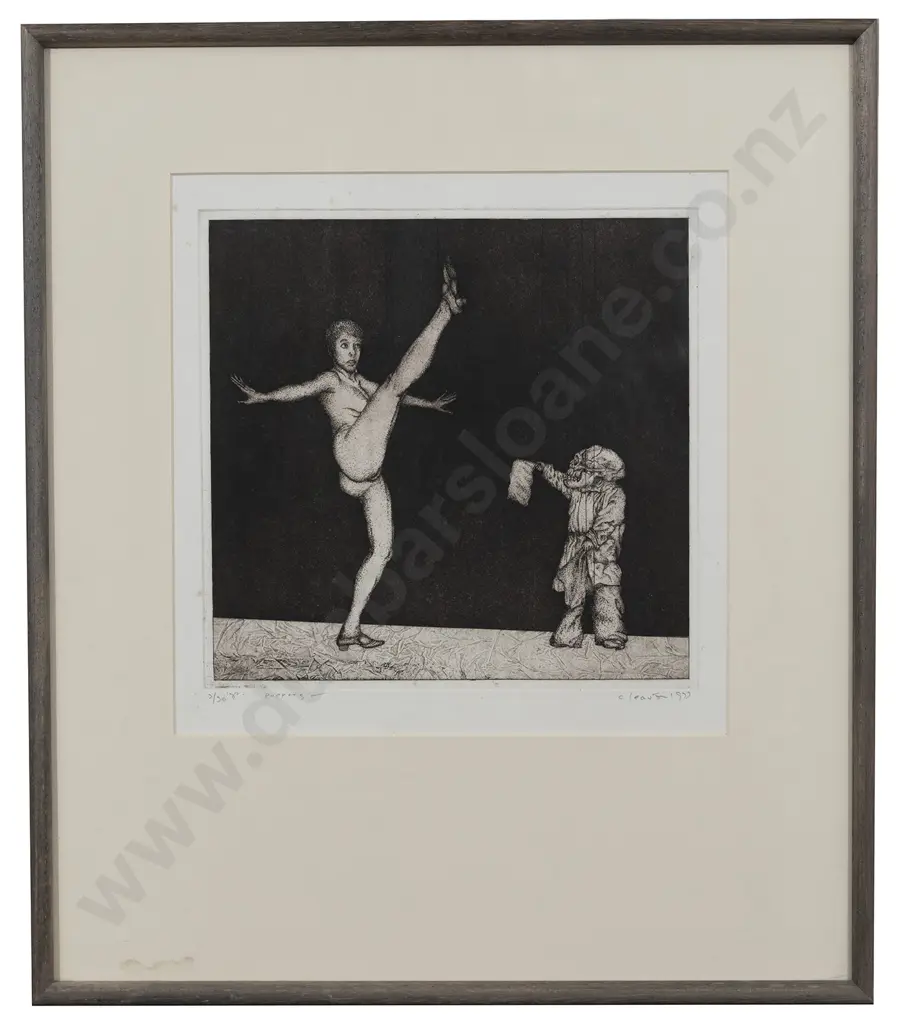 Barry Cleavin (b 1939)  - Puppets Image 1++