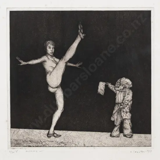 Barry Cleavin (b 1939)  - Puppets