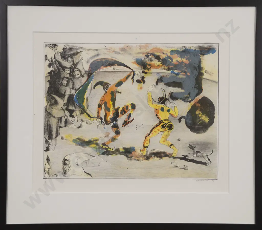 Graeme Cornwell (b 1954) - Dancing Jesters Image 1++