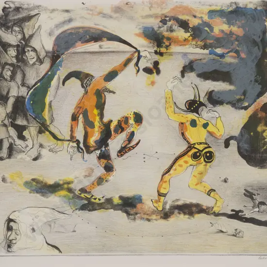 Graeme Cornwell (b 1954) - Dancing Jesters
