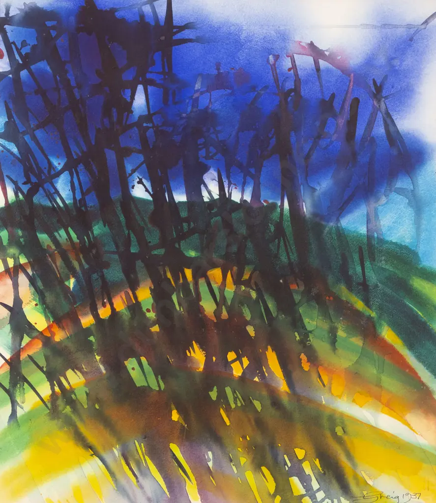 Rhonda Greig (b 1940) - Landscape Image 1++