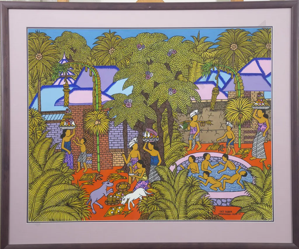 I Ketut Tagen - Balinese Scene Image 1++