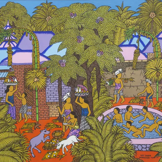 I Ketut Tagen - Balinese Scene