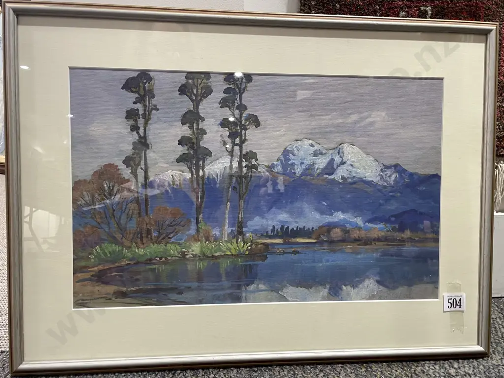 Kathleen Airini Vane (1891 - 1965) - Alpine Landscape Image 1++