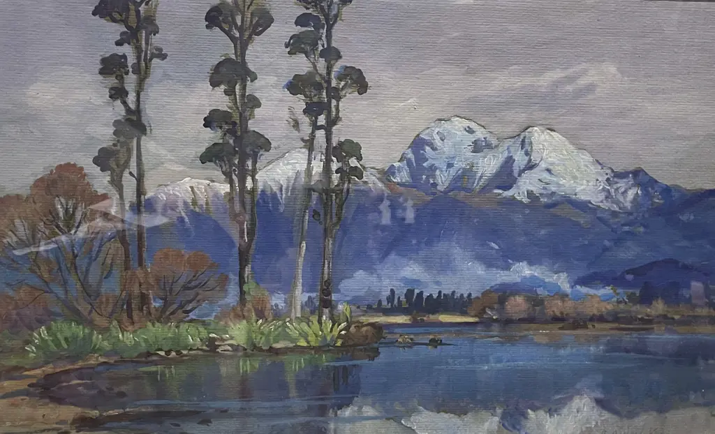 Kathleen Airini Vane (1891 - 1965) - Alpine Landscape Image 1++