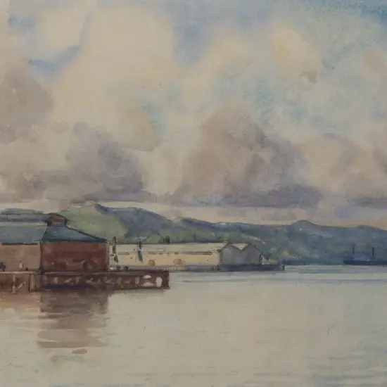 Nugent Welch (1881-1970) - Wellington Harbour
