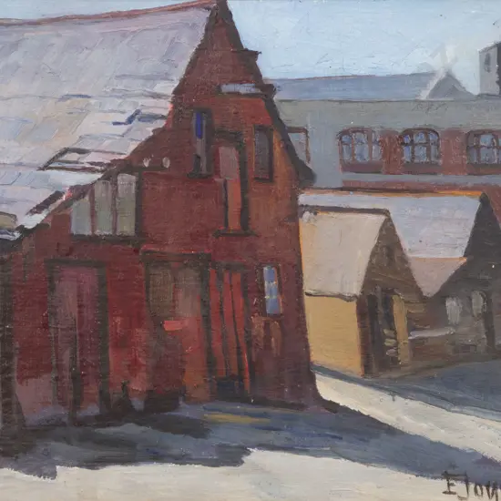 E Jones - Old Custom House in Cornhill Street Wellington