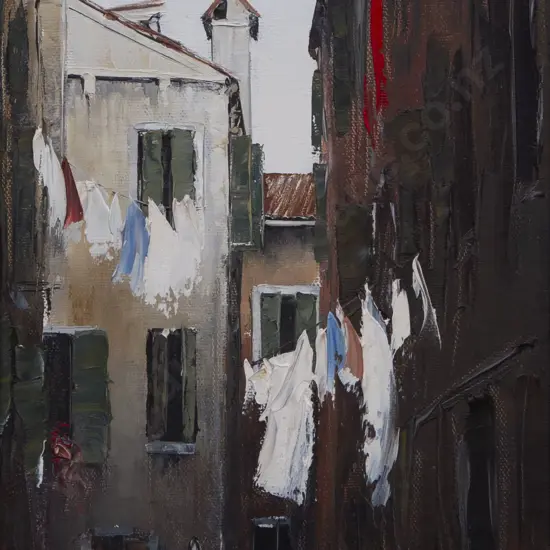 Michael Ponder (b 1943) - Early Morning Venice