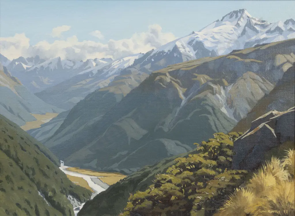 John Rundle (1933 - 2014) - Mt Ian & The Dart Valley Image 1++