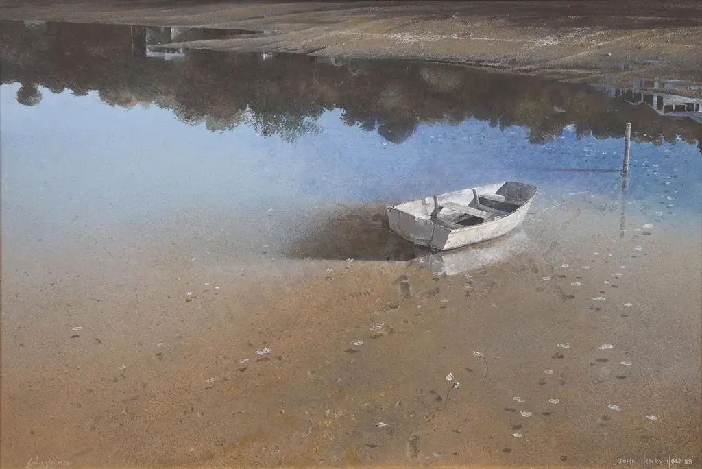 John Henry Holmes - Des's Boat Browns Bay Paremata Image 1++