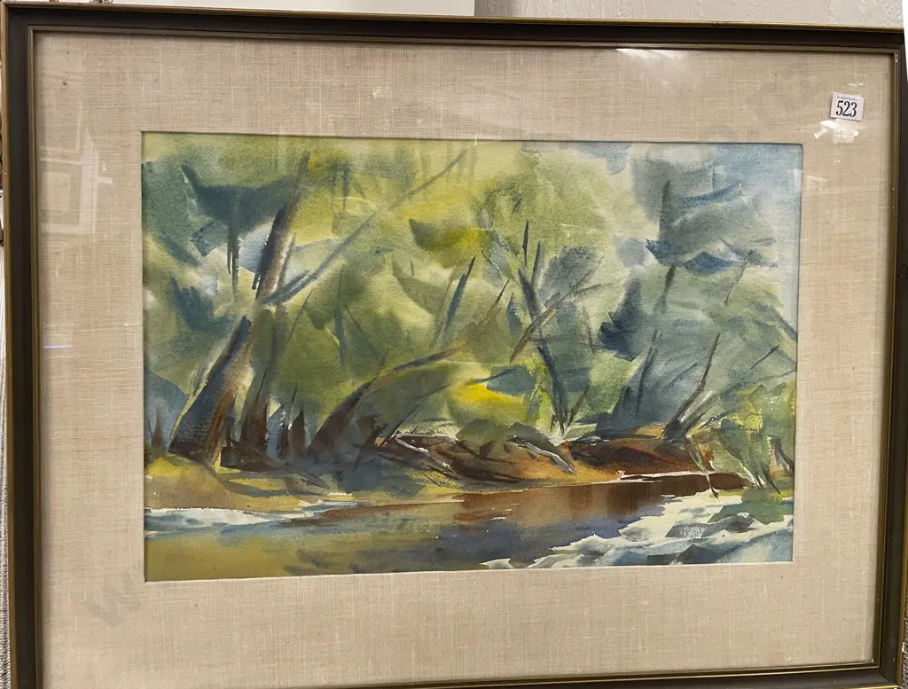Robin Kay (1919 - 2017) - The Hororata River Image 1++