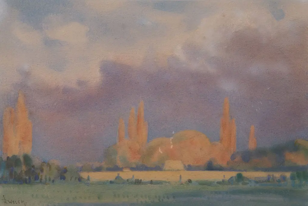 Nugent Welch (1881-1970) - Gathering Storm Nelson Image 1++